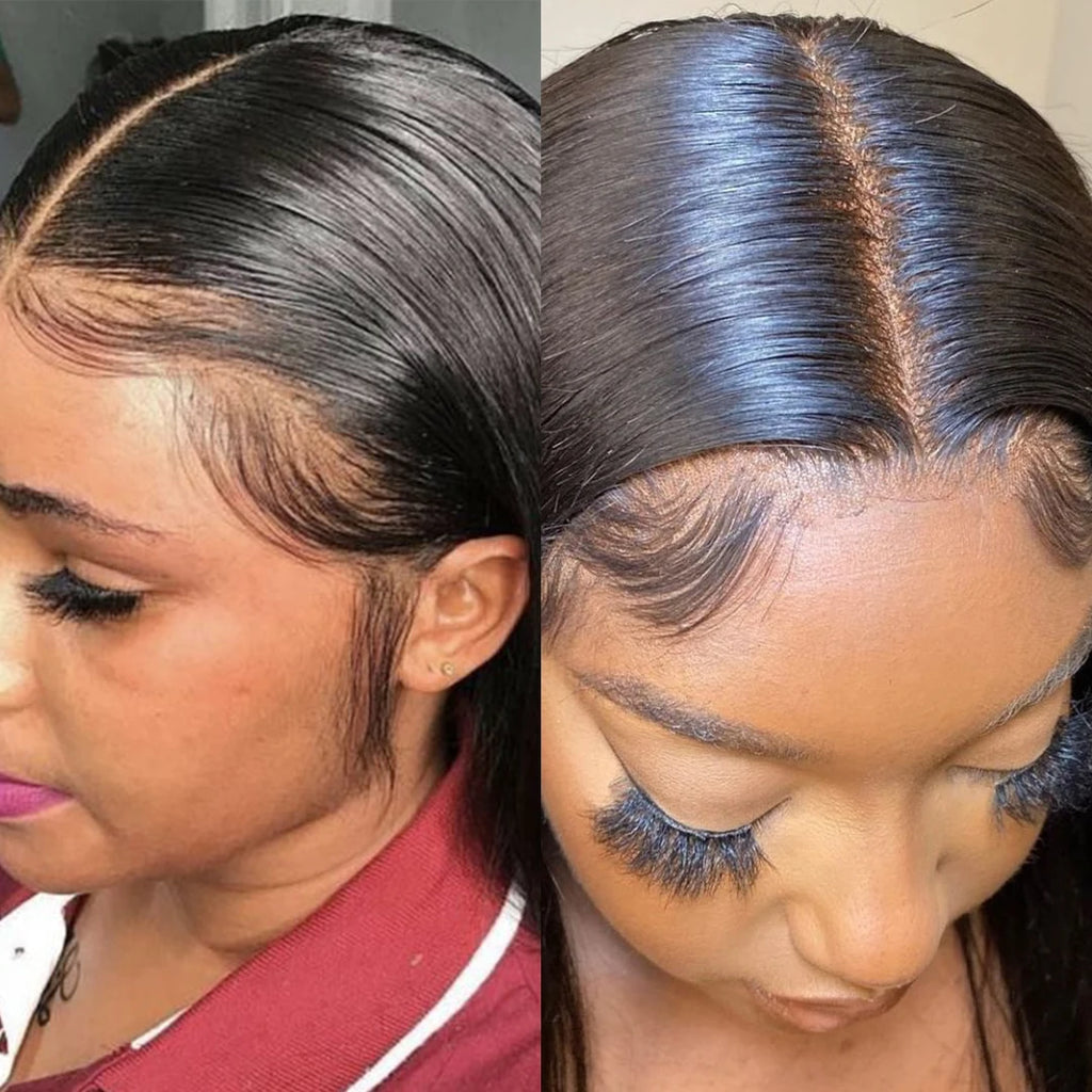 Perruque Ready To Wear Glueless Wigs Brazilian Bone Straight Short Bob Human Hair Wigs Pre Plucked 13x4 HD Transparent Cheap Wig