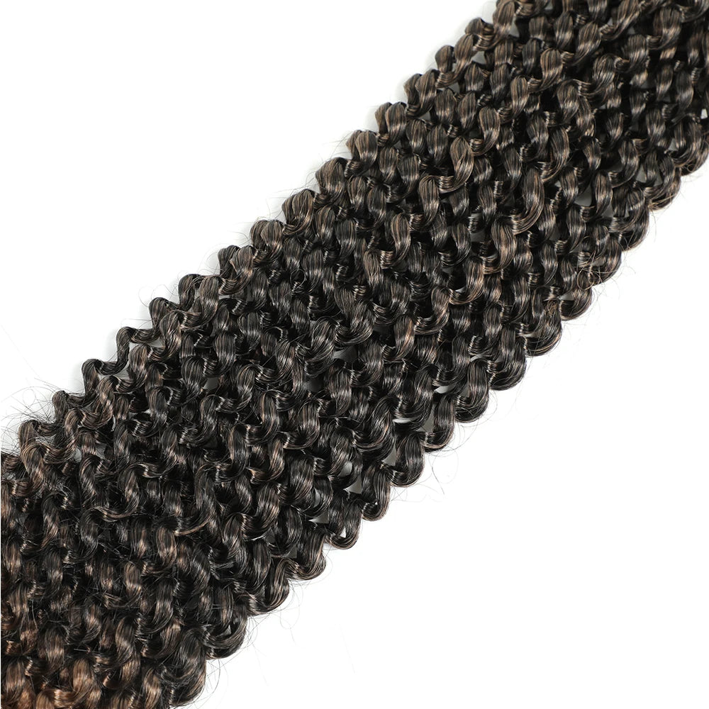 Passion Twist Hair 14/18/24 Inch Water Wave Synthetic Braids for Passion Twist Crochet Braiding Hair Goddess Locs Hair Extension