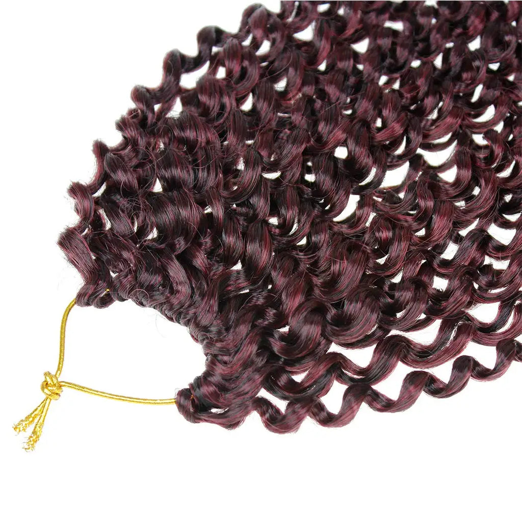 Passion Twist Hair 14/18/24 Inch Water Wave Synthetic Braids for Passion Twist Crochet Braiding Hair Goddess Locs Hair Extension