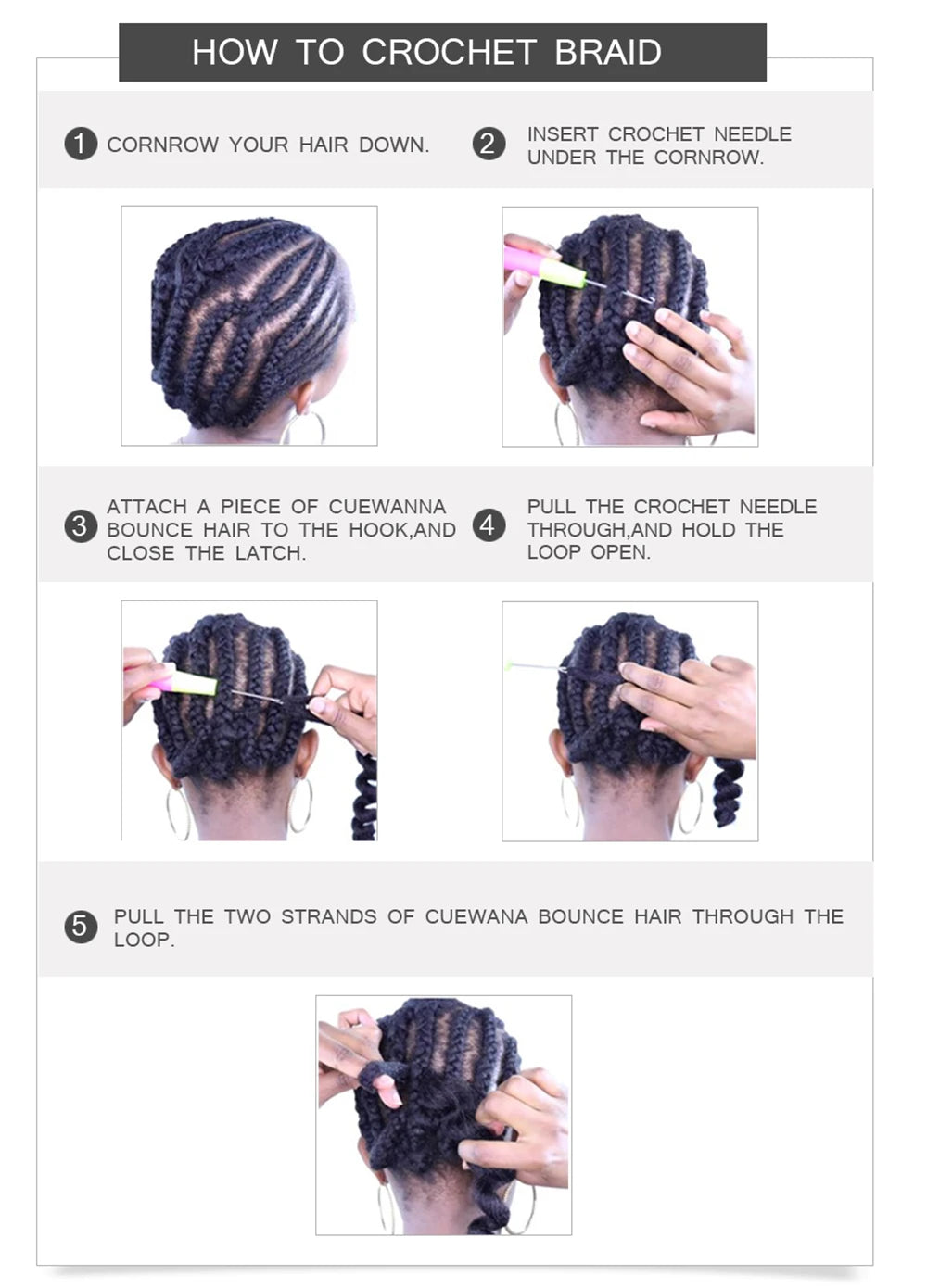 Cherry Curl Hair 10 inch Synthetic Braiding Hair For Women Ombre Brown Kinky Curly Twist Crochet Hair Extension Hair Expo City