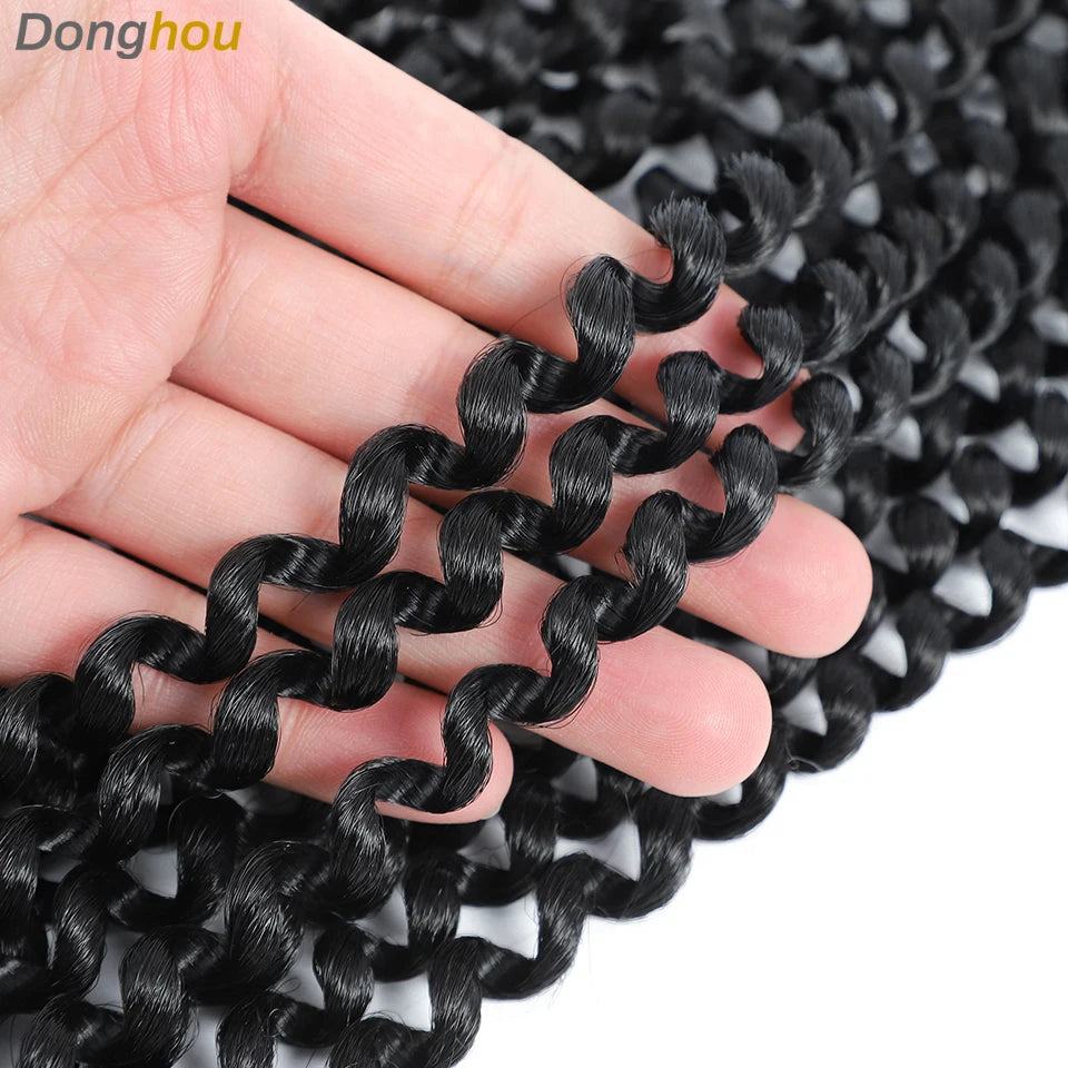 1-9 Packs Meches Passion Twist Crochet Hair 18 Inch 22 Strands Passion Twist Braiding Hair Synthetic Braids Long Bohemian Hair