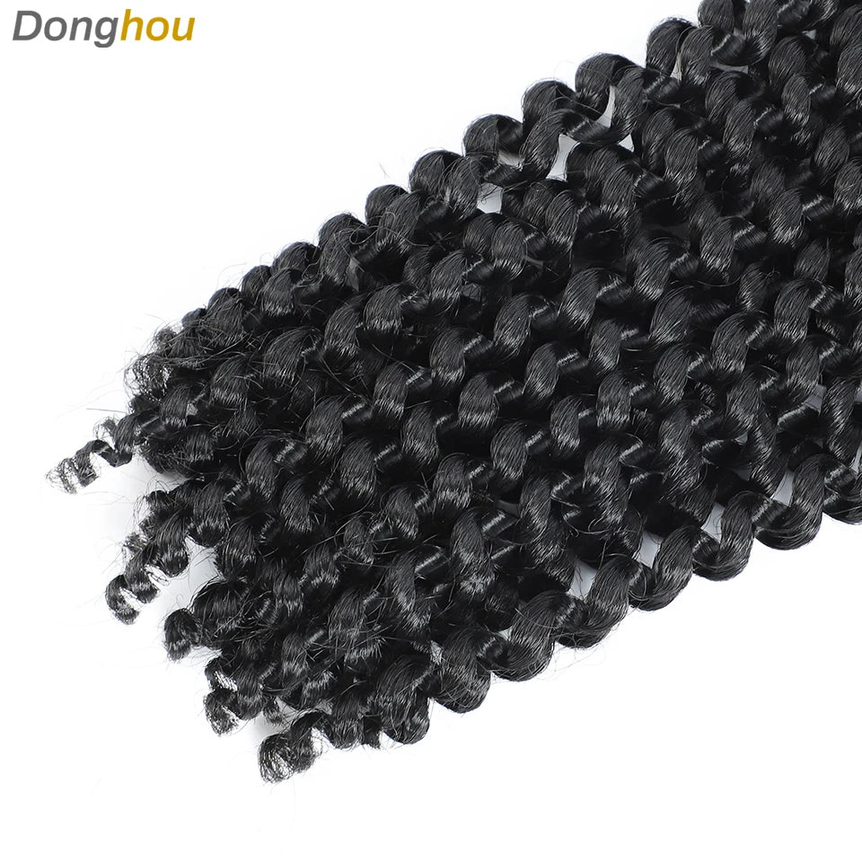 1-9 Packs Meches Passion Twist Crochet Hair 18 Inch 22 Strands Passion Twist Braiding Hair Synthetic Braids Long Bohemian Hair