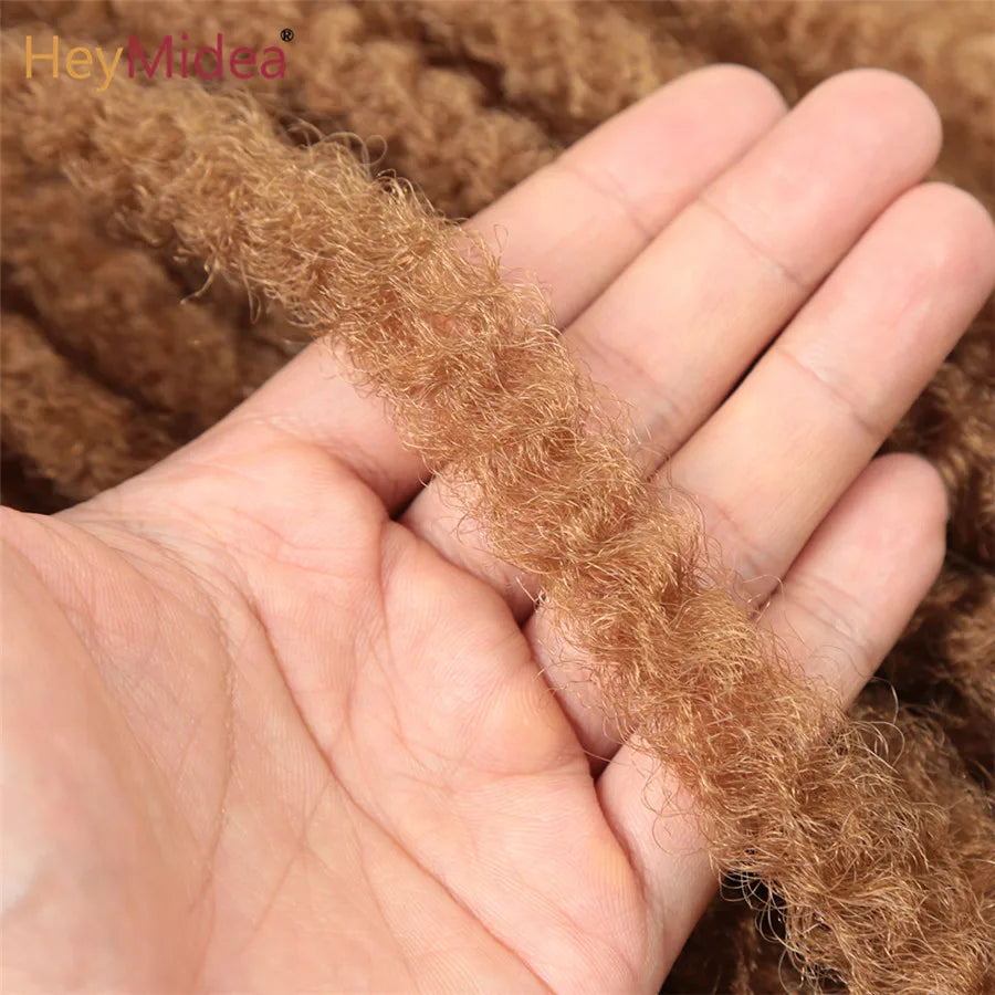 Marley Hair for Twists 18 Inch Long Afro Kinky Marley Braids Hair Kanekalon Synthetic Marley Braiding Hair Extensions Heymidea