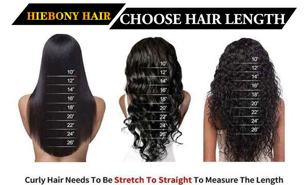 HiEbony Hair Kinky Straight Hair Bundle Extensions 100% Human Hair Brazilian Virgin Hair Weaves Natural Color Thick Hair Bundle