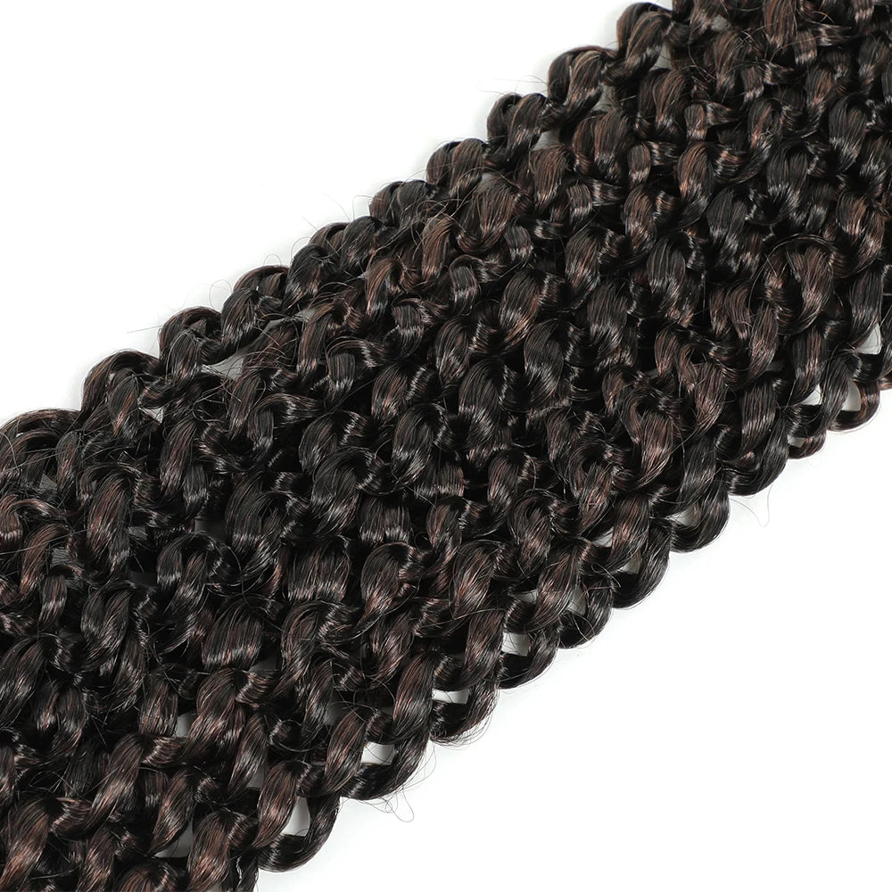 Passion Twist Hair 14/18/24 Inch Water Wave Synthetic Braids for Passion Twist Crochet Braiding Hair Goddess Locs Hair Extension