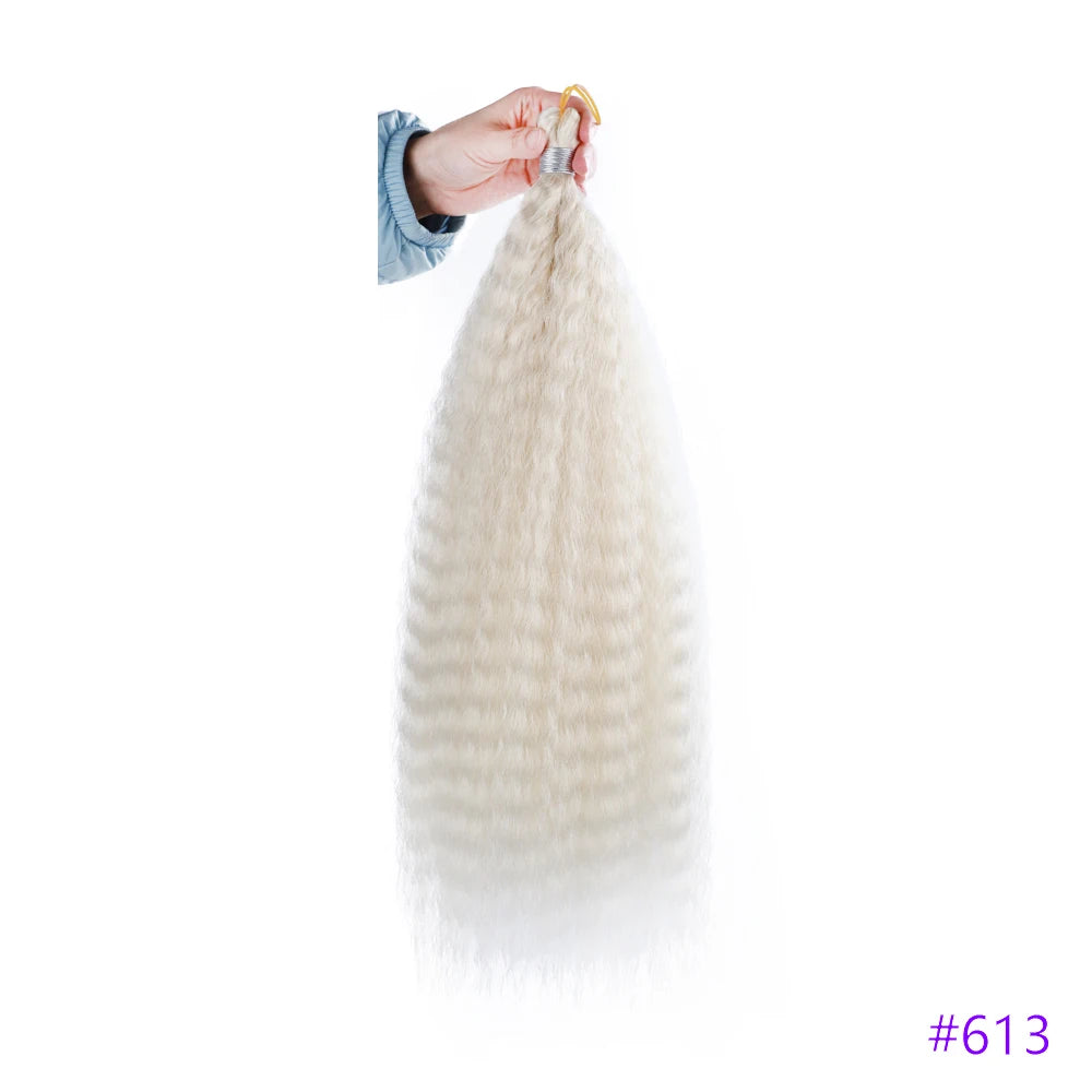 Synthetic Crochet Hair Afro Kinky Curly Crochet Braids for Women Curly Fake Hair Extensions Synthetic Braiding Hair Extensions