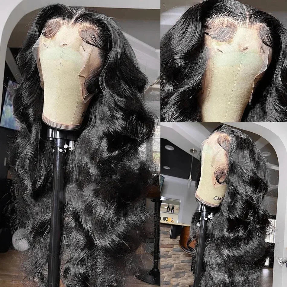 Ready To Wear Glueless Wigs Human Hair Body Wave 13x4 13x6 Lace Front Wig No Glue Pre Cut Lace Frontal Wig For Black Women 220%