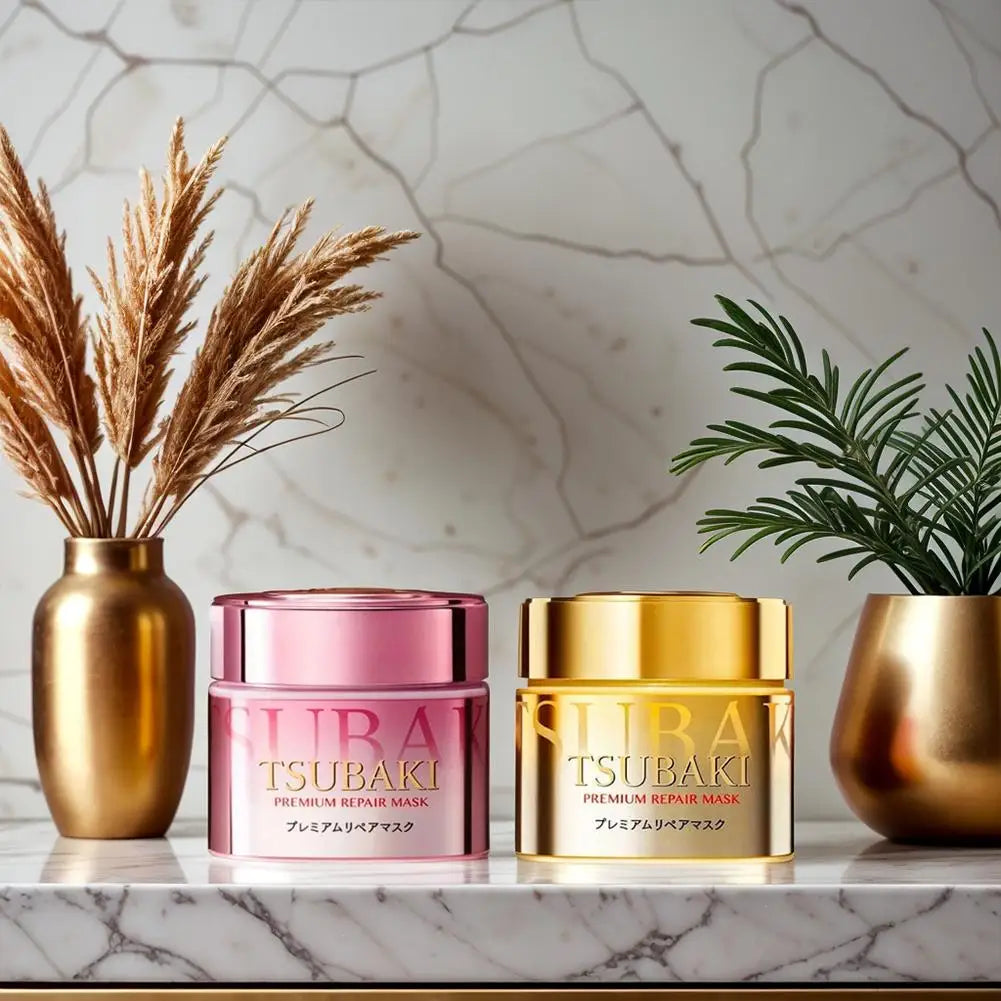 TSUBAKI Premium Repair Mask Salon-Grade Hair Care Deeply Repair Damaged Hair Smoothing And Nourishing Reduce Split And Dry Ends