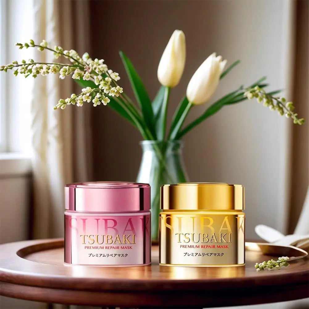 TSUBAKI Premium Repair Mask Salon-Grade Hair Care Deeply Repair Damaged Hair Smoothing And Nourishing Reduce Split And Dry Ends