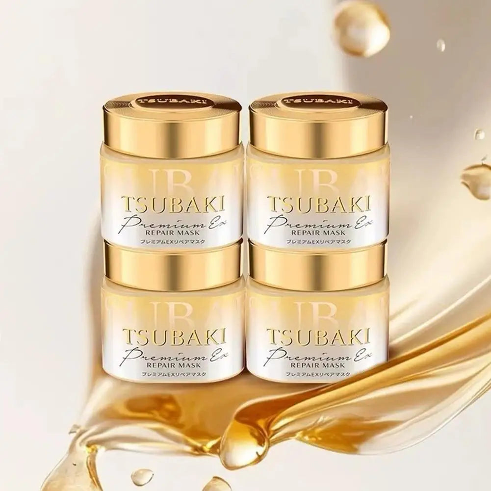 TSUBAKI Premium Repair Mask Salon-Grade Hair Care Deeply Repair Damaged Hair Smoothing And Nourishing Reduce Split And Dry Ends