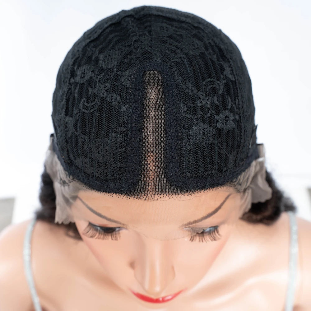Lekker Black Long Wavy 13x1 T Part Lace Front 100% Human Hair Wigs For Women Brazilian Remy Hair Body Wave Clearance Glueless