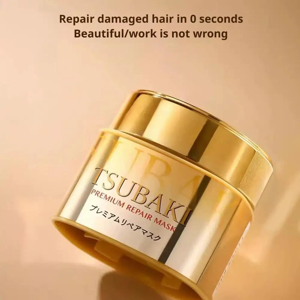 TSUBAKI Premium Repair Mask Salon-Grade Hair Care Deeply Repair Damaged Hair Smoothing And Nourishing Reduce Split And Dry Ends