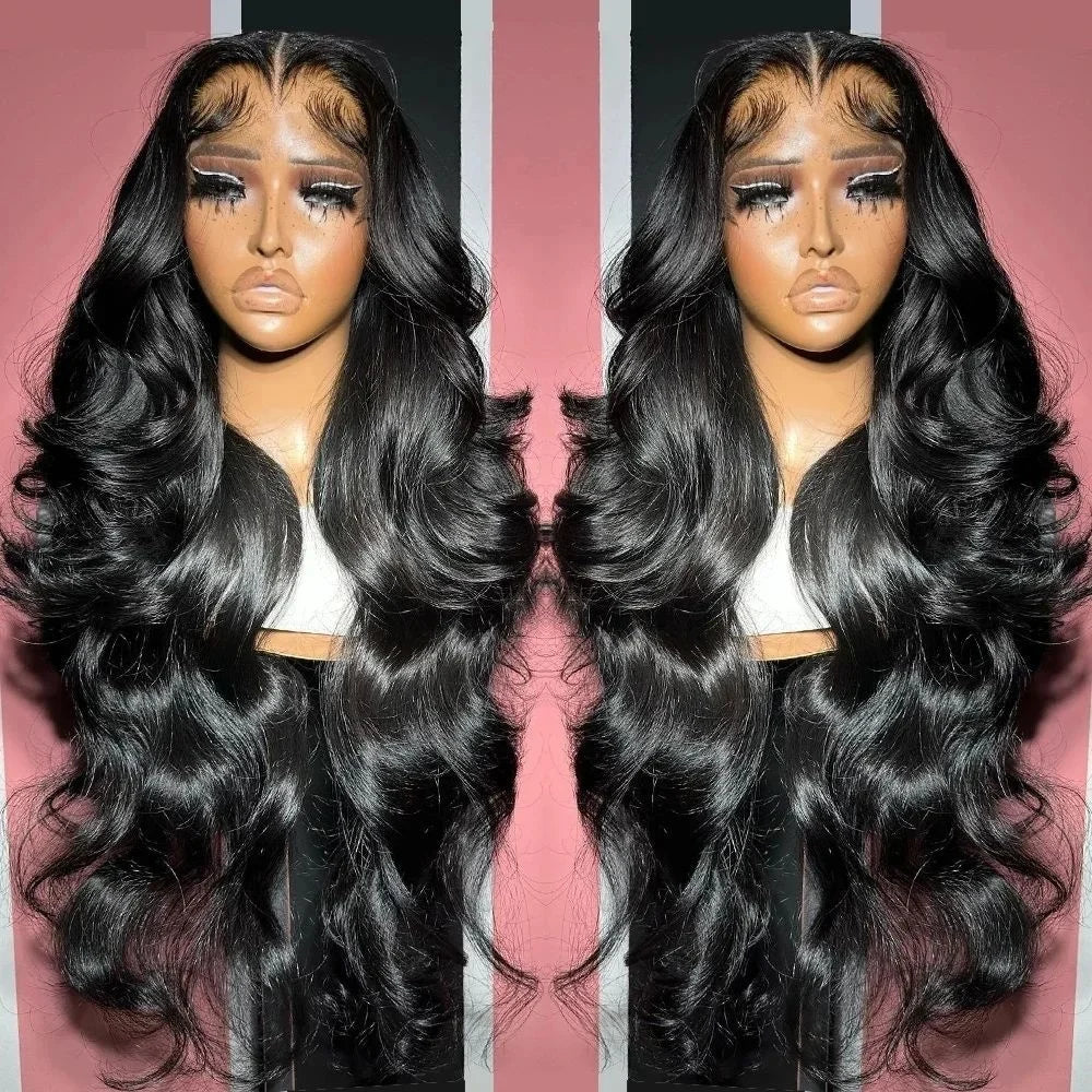 30 40 Inch Body Wave 13x6 Hd Transparent Lace Frontal Wig Human Hair 13x4 PrePlucked Lace Wigs For Women 360 Lace Front Hair Wig