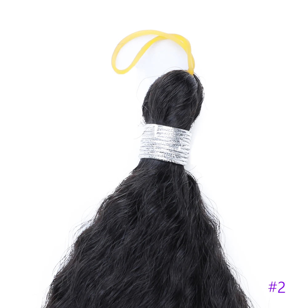 Synthetic Crochet Hair Afro Kinky Curly Crochet Braids for Women Curly Fake Hair Extensions Synthetic Braiding Hair Extensions