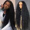 Curly Human Hair Wigs 13X6 Hd Lace Frontal Wig Deep Wave Lace Front Wigs 250 Density Water Wave Brazilian Wigs Original 40 Inch