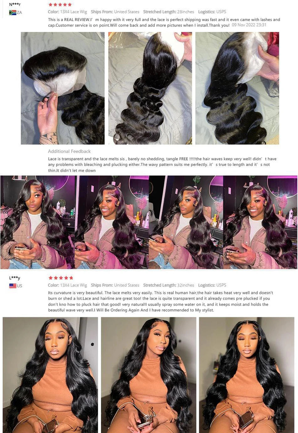 Ready To Wear Glueless Wigs Human Hair Body Wave 13x4 13x6 Lace Front Wig No Glue Pre Cut Lace Frontal Wig For Black Women 220%
