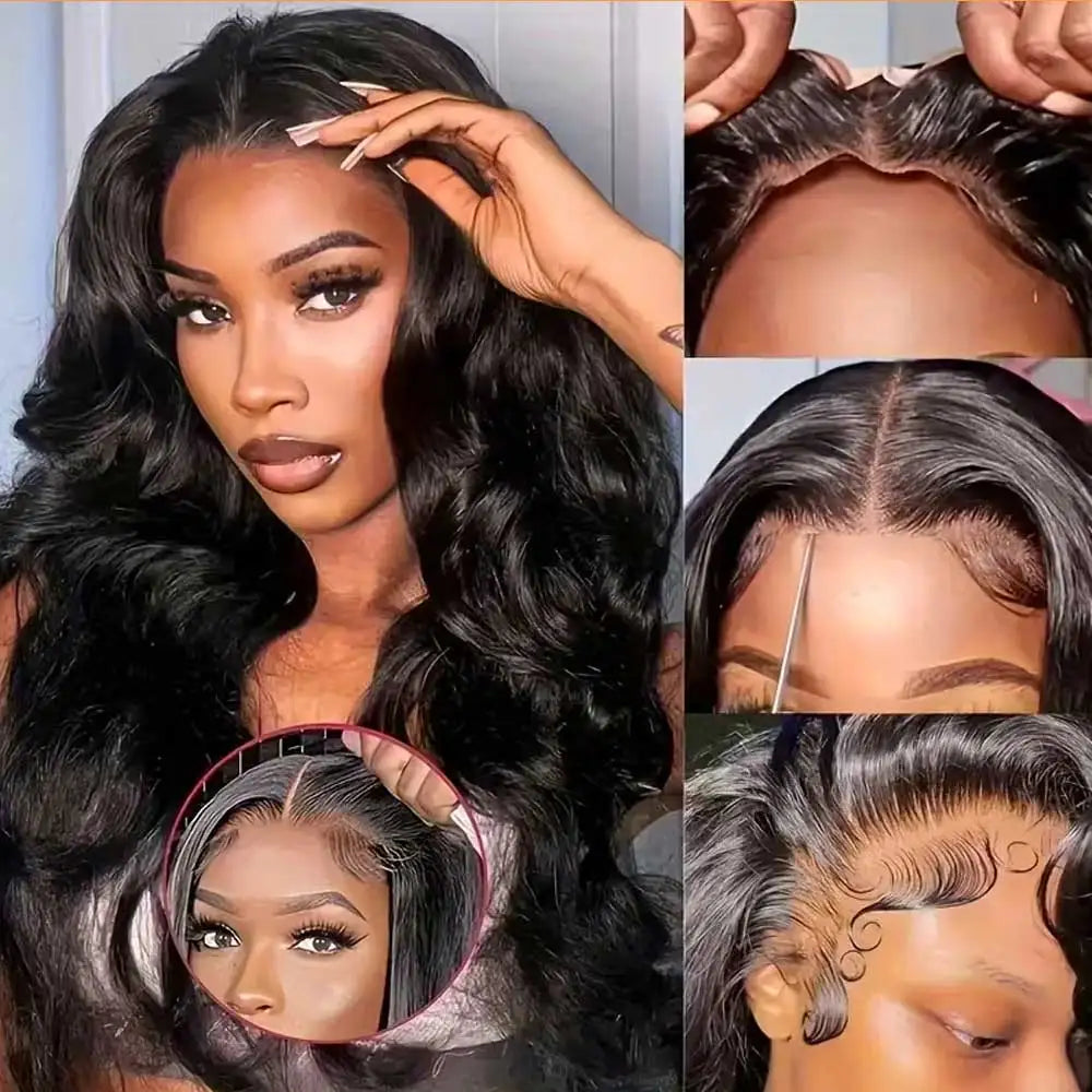 40 42 Inch Body Wave Human Hair Wigs 13x4 13X6 HD Lace Frontal Wig Human Hair Remy 5x5 Gluless Lace Closure Wigs For Women