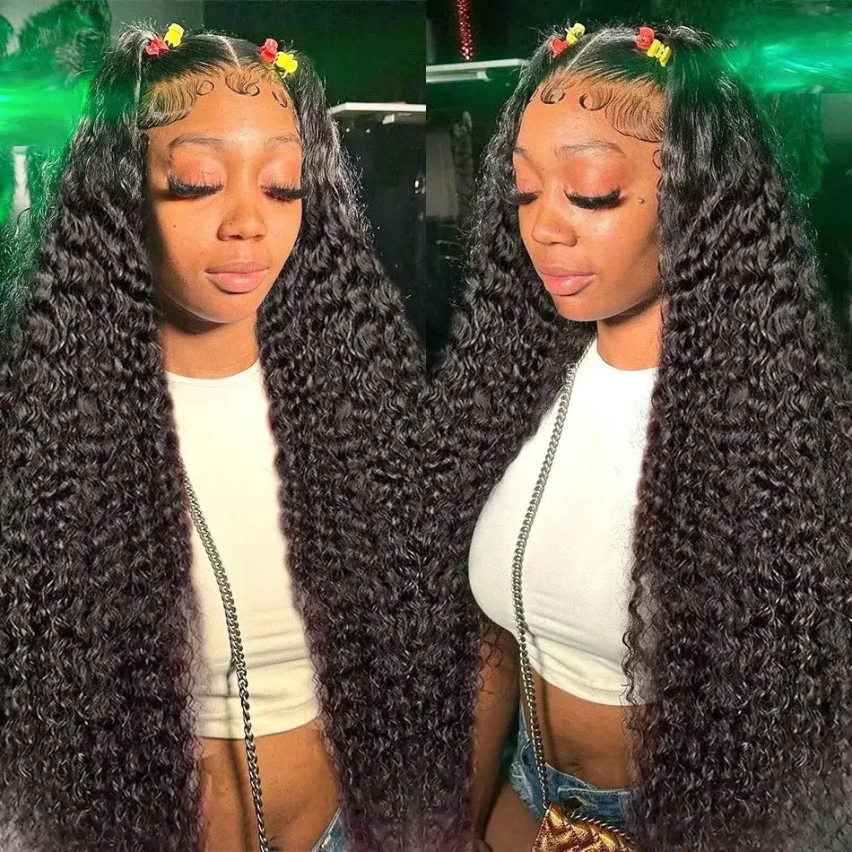 Long Silky Straight 13X4X1 Lace Frontal Synthetic Wig For Women Natural Hairline Baby Hair Preplucked Bleach Knots Daily Party