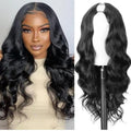 V Part Wig Human Hair Body Wave Remy Raw Human Hair 32 Inch 180% No Glue Brazilian Loose Wavy V Part Human Hair Wigs for Women