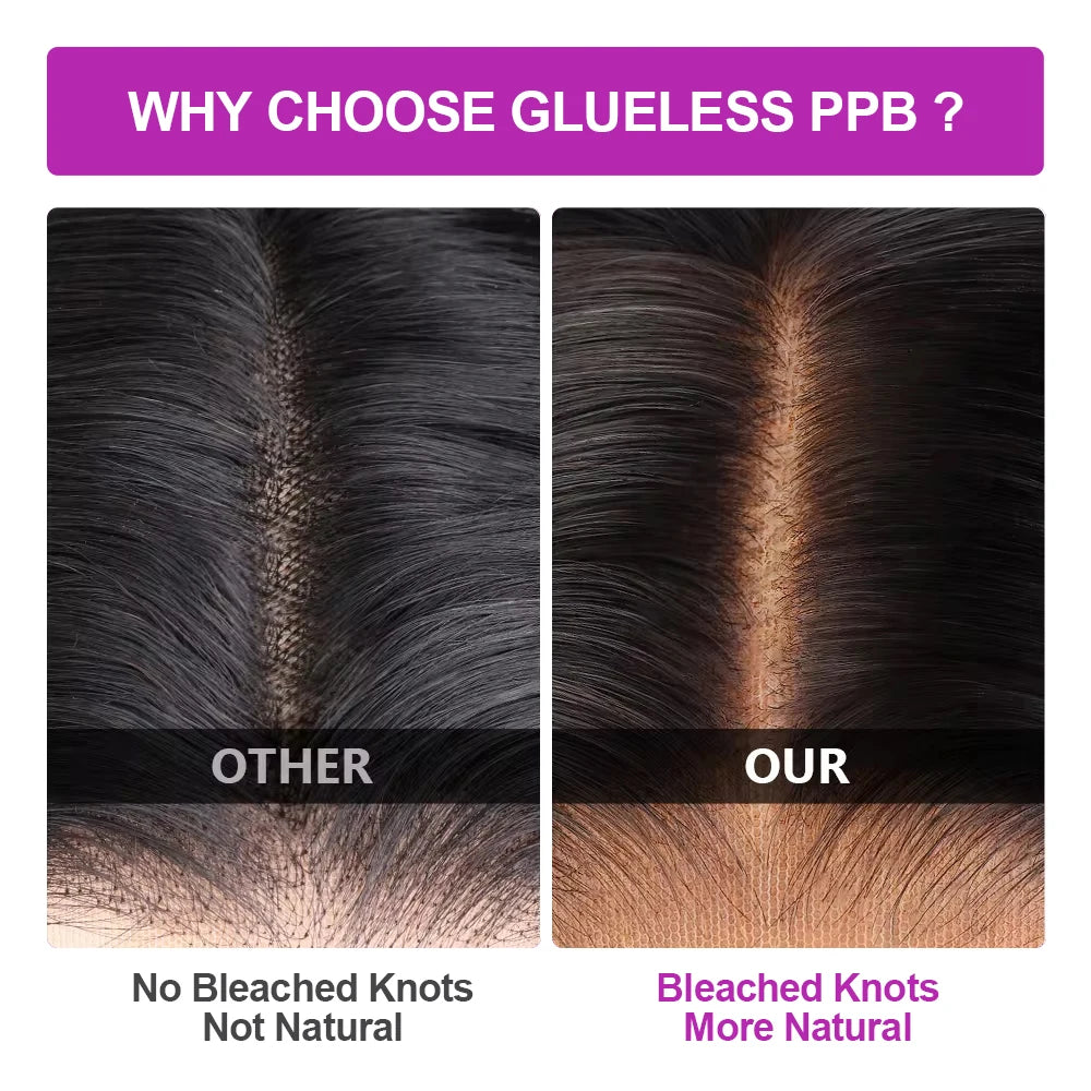 13x6 HD Lace Frontal Short Bob Wig Bone Straight Glueless Pre Cut 7x5 Closure Wig Ready to Wear 100% Human Hair Wig Preplucked