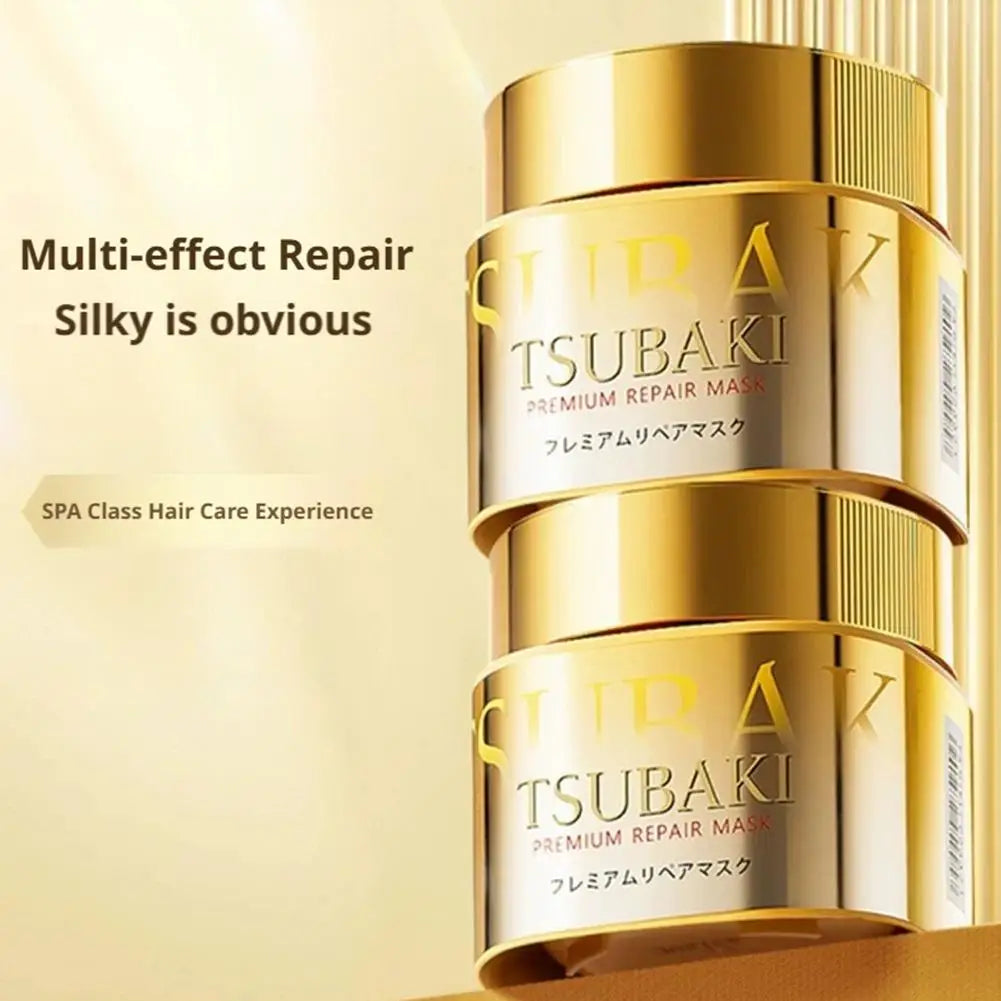 TSUBAKI Premium Repair Mask Salon-Grade Hair Care Deeply Repair Damaged Hair Smoothing And Nourishing Reduce Split And Dry Ends
