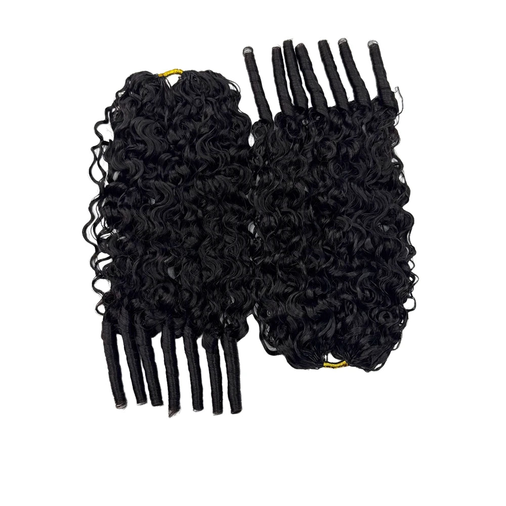 Feather Crochet Hair Extensions Burmese Curly Hair Brazilian Raw Curly Hair Water Wave Bundles Pixie Curl Bundles 100%Human Hair