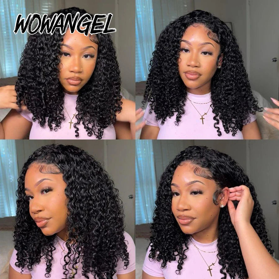 Burmese Curly Feather Crochet For Braiding Pre-Separated Invisible Knotless Crochet Hair 100% Human Hair Extensions For Women