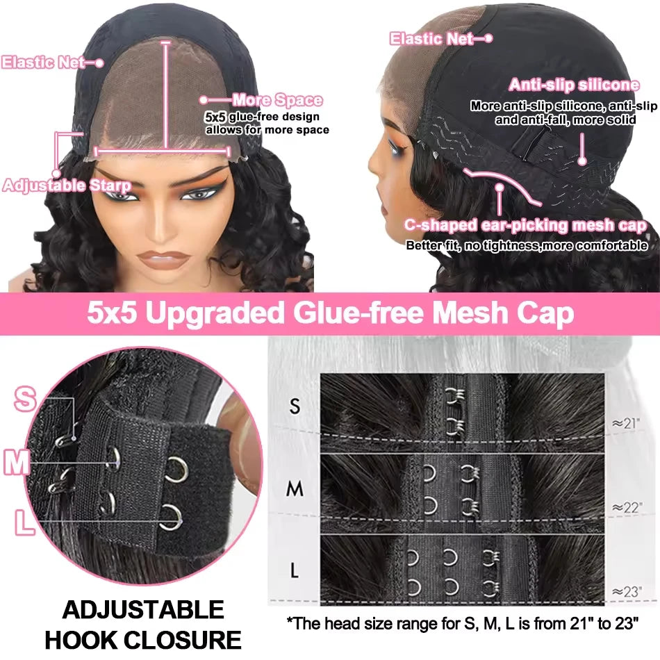 P4/350 Human Hair Highlight Ombre Straigh HD Lace Front Wigs 30 32 Inch Brown 5x5 Lace Frontal Wig Water Brazilian