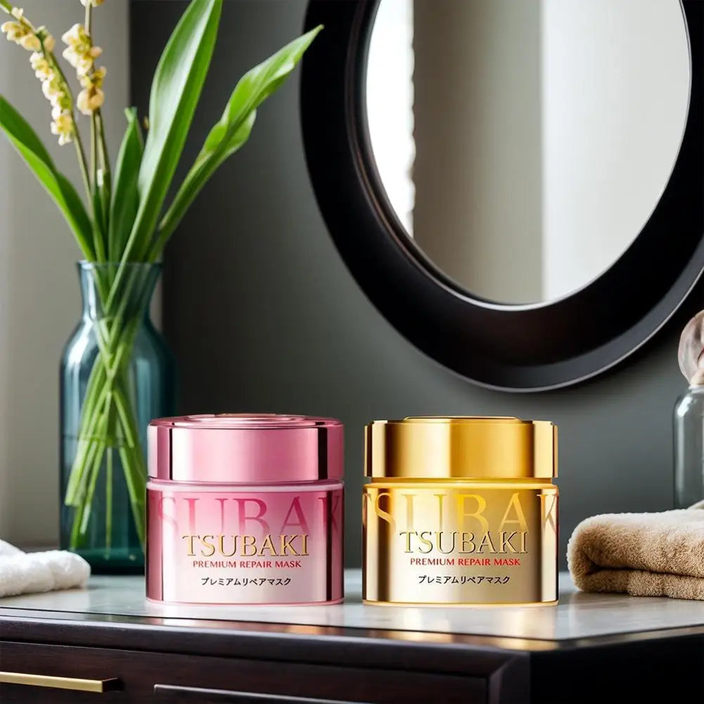 TSUBAKI Premium Repair Mask Salon-Grade Hair Care Deeply Repair Damaged Hair Smoothing And Nourishing Reduce Split And Dry Ends