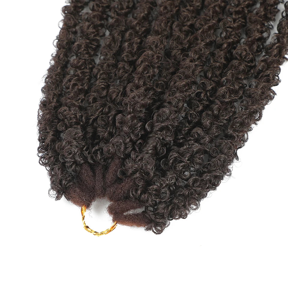 24 36 Inch Pre Looped Butterfly Locs Crochet Hair Extensions Synthetic Distressed Braids For Afro Women Faux Locks Braiding Hair